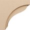 Ekena Millwork 12"W x 24"D x 24"H Classic Helena Rough Cedar Woodgrain TimberThane Corbel, Primed Tan CORUR12X24X24HELRCPR - alternate 2